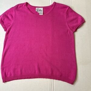 Lilly Pulitzer short sleeve silk sweater